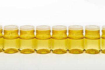 glass containers with concentrated antioxidant