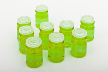 glass containers with concentrated antioxidant