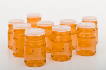 glass containers with concentrated antioxidant