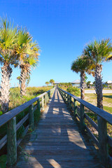 Obraz premium Beach Boardwalk