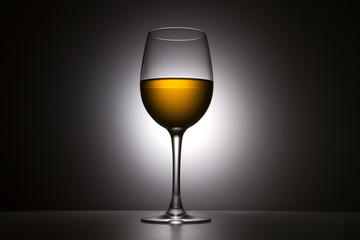 Still-life with the wine glass
