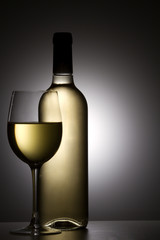 Still-life with the wine glass