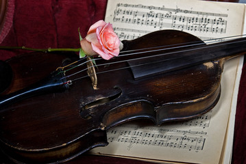 Fototapeta premium Old-Fashioned Love Song