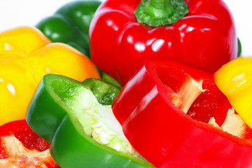 paprika on background
