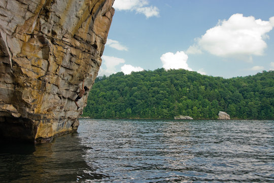 Summersville Lake Deep Water Soloing