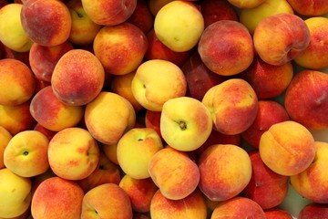 Peaches pattern texture fruit market background