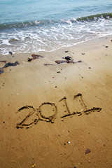 2011 year on sand