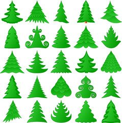 Christmas trees collection