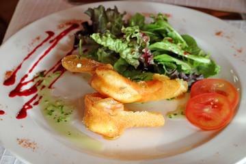 beignets de crevettes