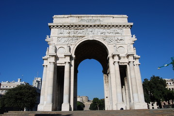 Fototapeta na wymiar Genoa, War Memorial
