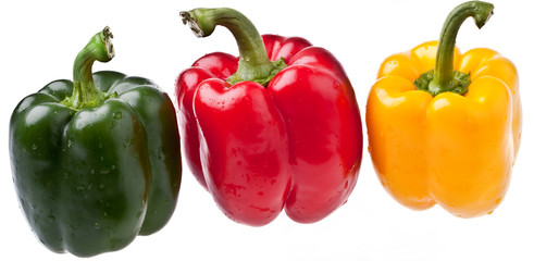 Peppers, completely isolated