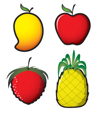 Fruits in four