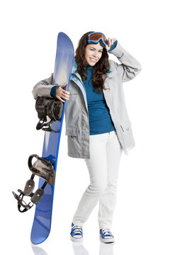 Snowboard Woman