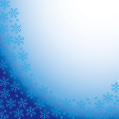 Fototapeta na wymiar winter background with snowflakes