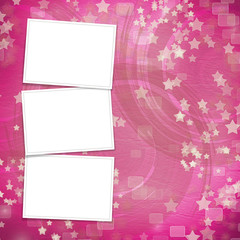 multicoloured backdrop for greetings or invitations with frames