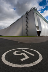 Modern storage building