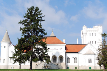 Obraz premium famous white castle in serbia
