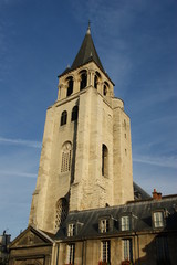 Clocher de l'église de Saint Germain des Près - Paris