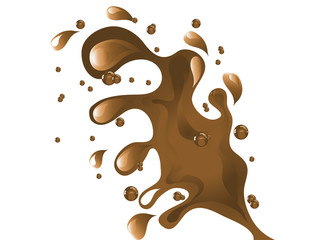 Chocolate splash