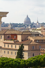 Fototapeta na wymiar Widok na Rzym, Włochy