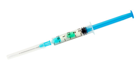 Fototapeta premium Syringe with capsules