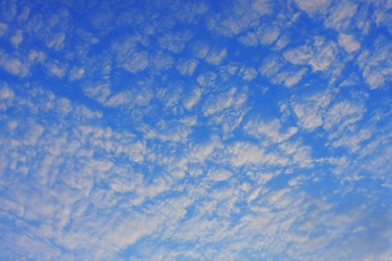 Background of blue sky.