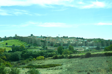 Medieval city Avila near Madird