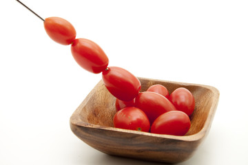 Kirschtomaten am Spieß