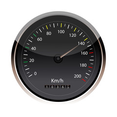 isolated speedometer