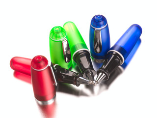 colored pens