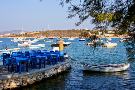 Traditional seaside restaurant, Paros
