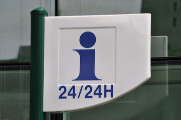 Panneau d'information