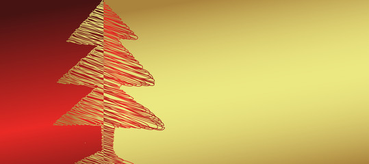 Moderne Weihnachtskarte