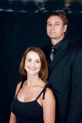 Cute couple standing with each other in relationship