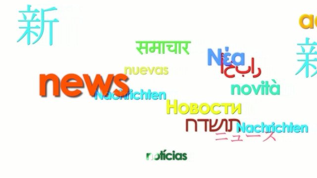 International news tag cloud flash report worldwide language