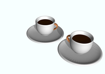 Due tazzine di caffè