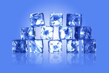 Crédence de cuisine en verre imprimé Dans la glace Âge de glace