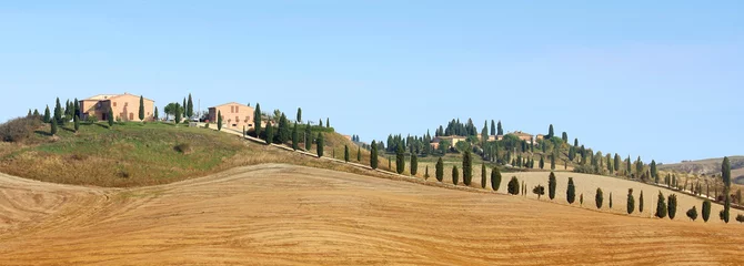 Raamstickers Panorama van het Toscaanse landschap © JRP Studio