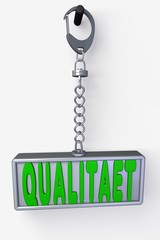Qualität - Anhänger