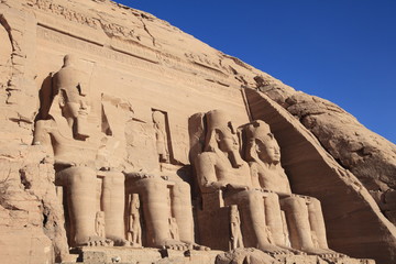 Abu Simbel temple, unesco world heritage in Egypt © mary416