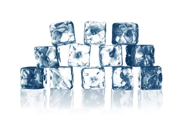 Crédence de cuisine en verre imprimé Dans la glace Âge de glace