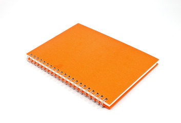 orange notebook