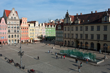 Obraz premium Wrocławski rynek