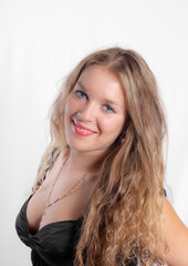 Fototapeta premium The girl with blue eyes