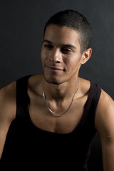 portrait of native american man