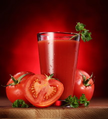 Tomato juice.