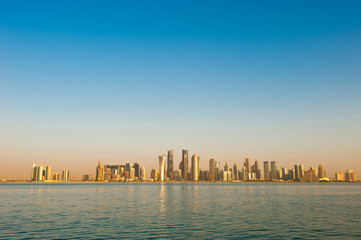 Doha skyline as of 29 Oct 2010
