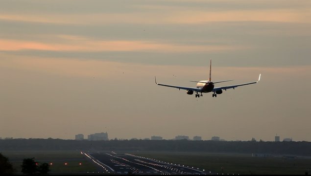 In Tegel eine Landung