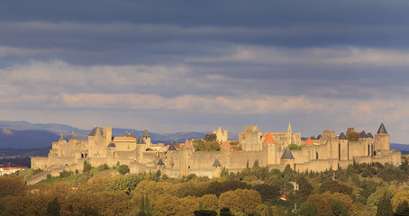Fototapeta na wymiar Carcassonne-gród