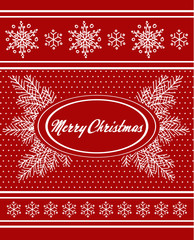 red christmas design